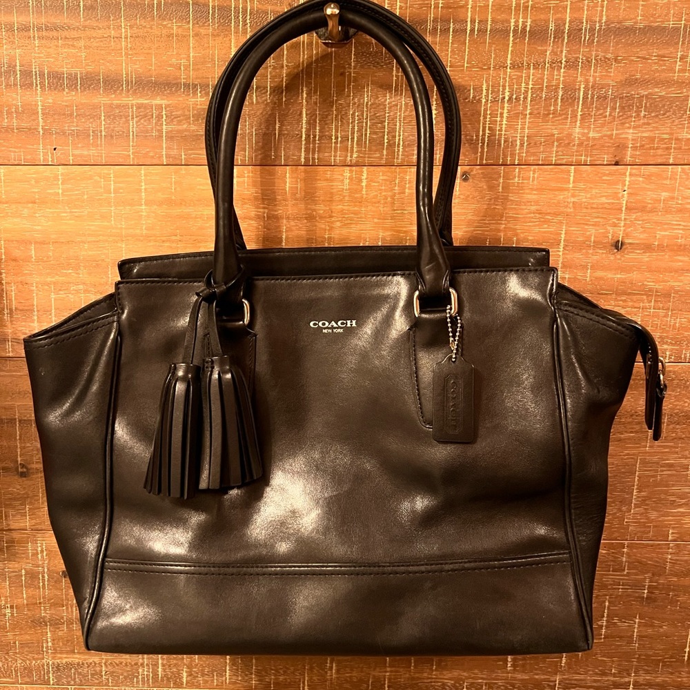 Coach Black Leather Purse